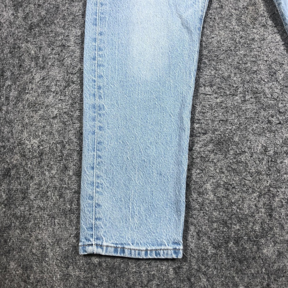 Levi's 501 Premium Jeans Womens 25x26 Light Wash High Rise Straight Big E - Picture 2 of 16